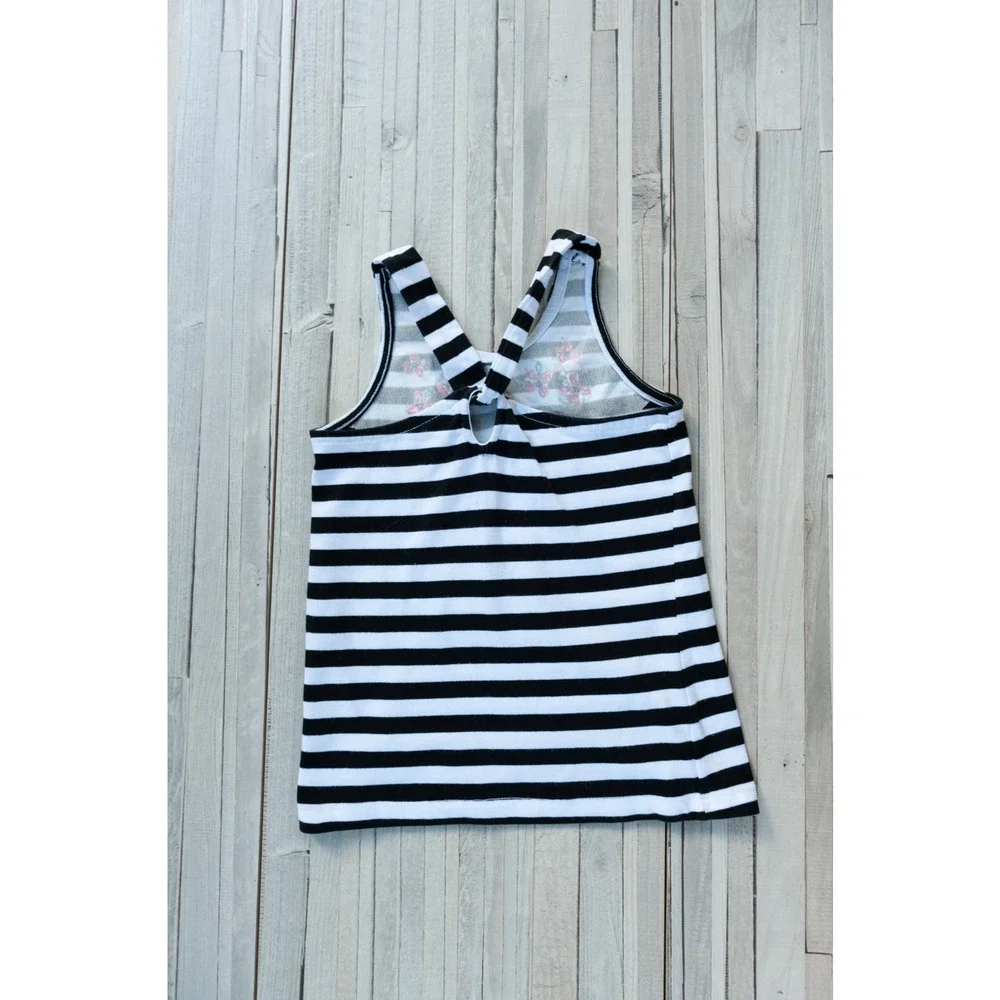 Gymboree Striped Sequined Tank Size 5 EUC
